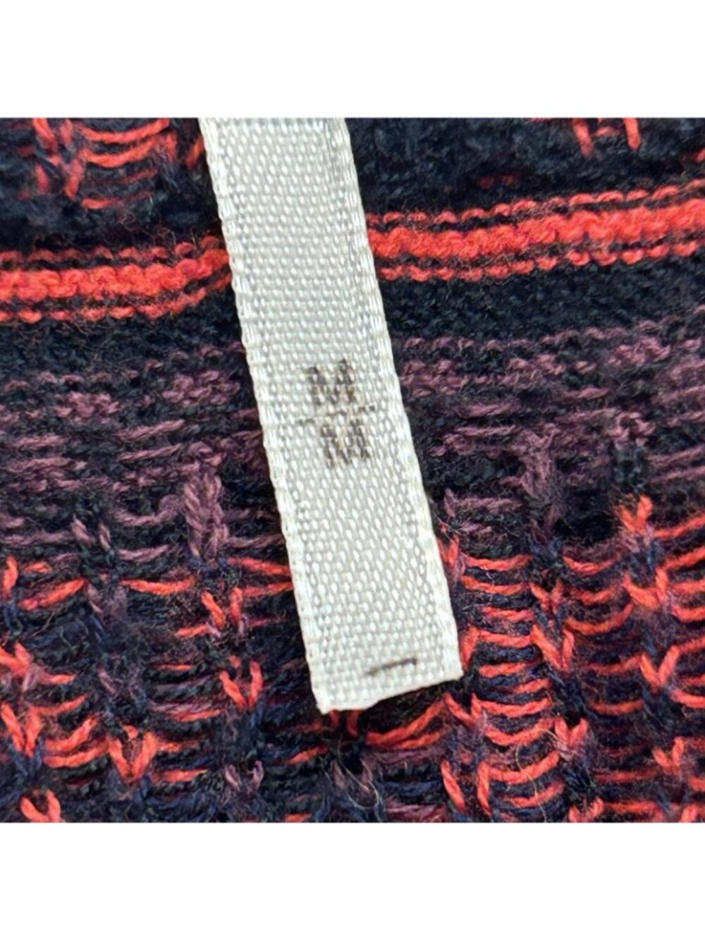 Free People Sweater Womens M Wool Alpaca Blend Embroidered Sequin Boho Hippie - Picture 7 of 15